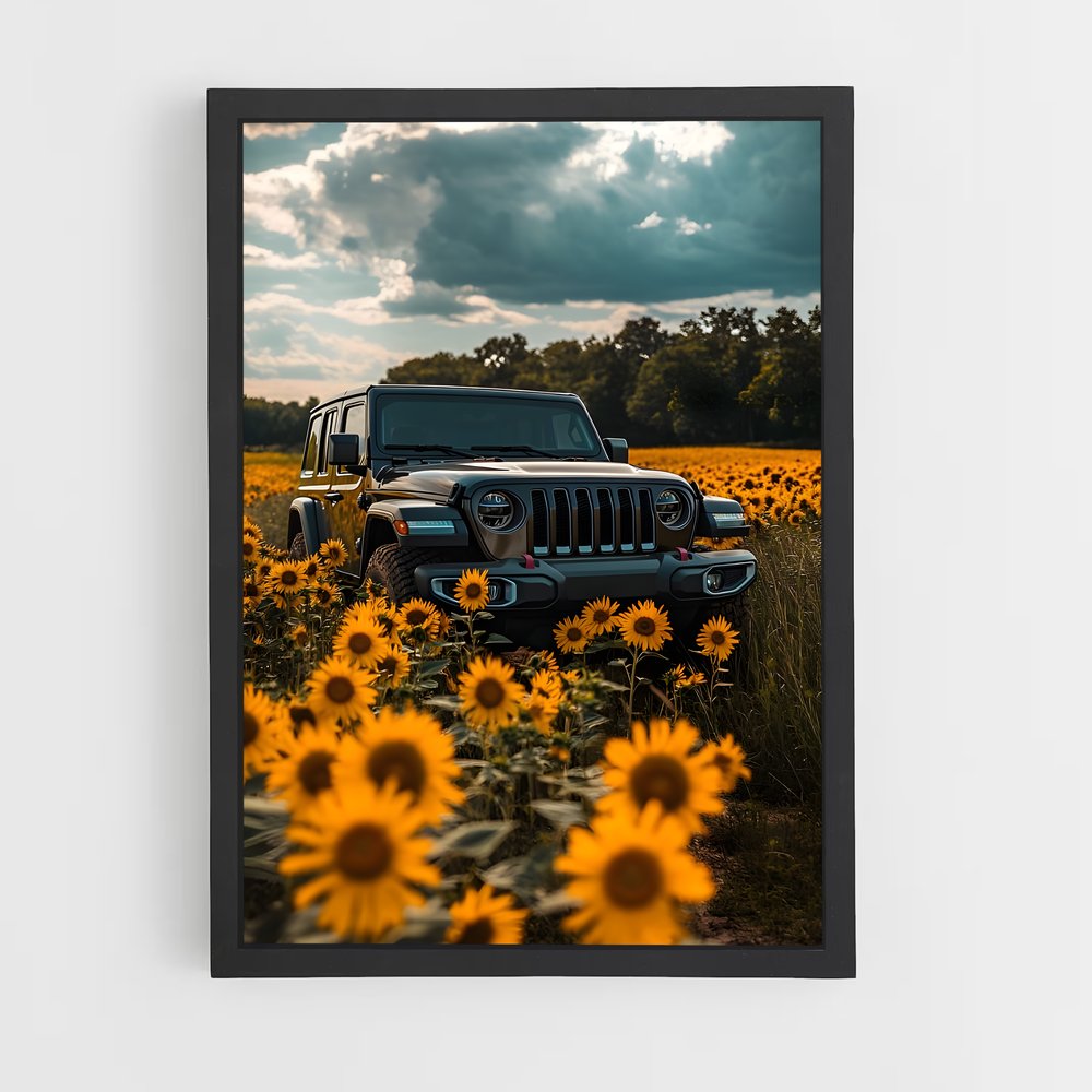 Poster Jeep au Soleil (vue 2)